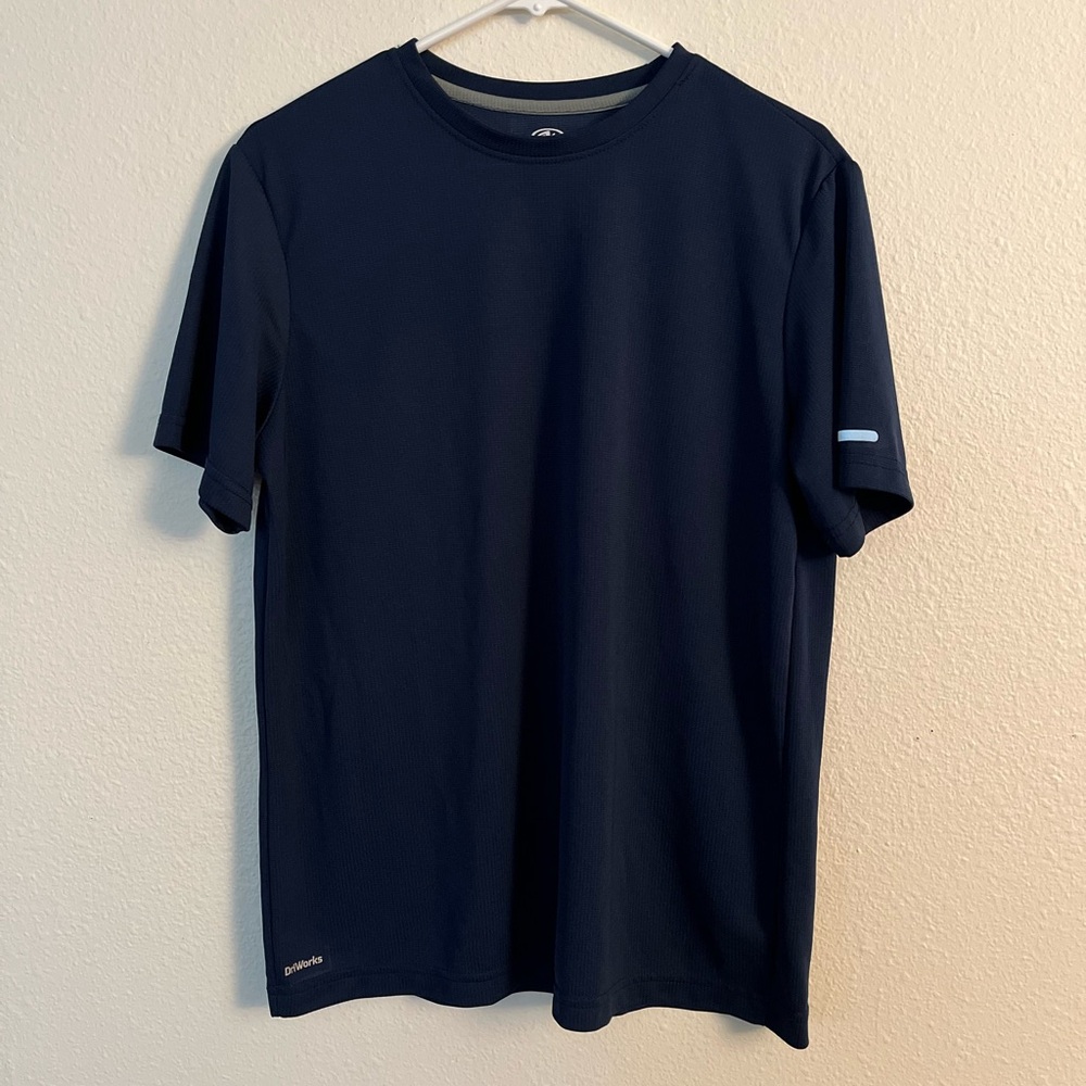 Athletic Works Dark Blue Short Sleeve Tee